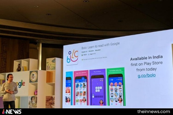 New Bolo Android app, speech-based, reading-tutor, rural kids,Google