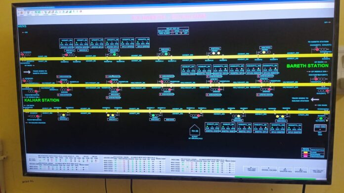 Western Central Railway has commissioned an automatic block signalling system on a key rail section under the Bhopal Division.