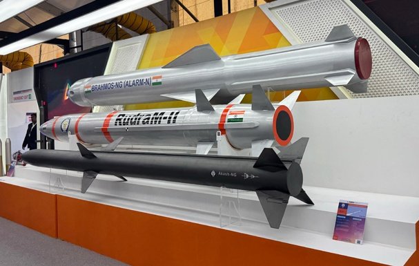 DRDO's Rudram-2 anti-radiation missile being tested from an Su-30MKI fighter aircraft.