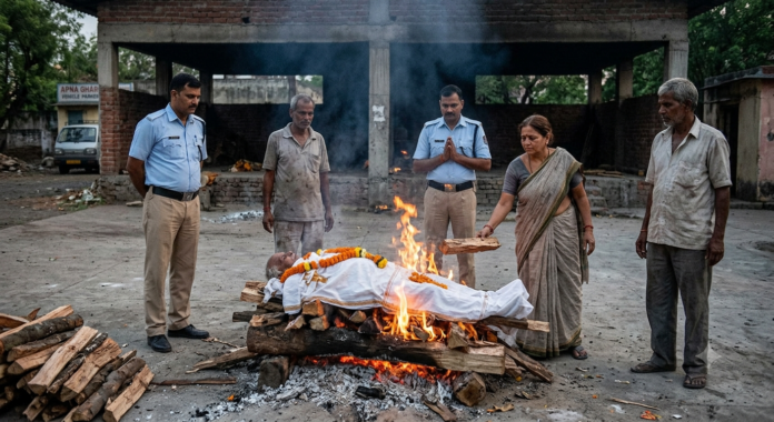 Father Raised 4 Children, None Came For His Funeral (AI image)