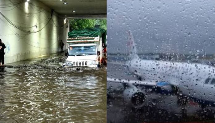 Delhi Rain Causes Waterlogging, Flight Delays