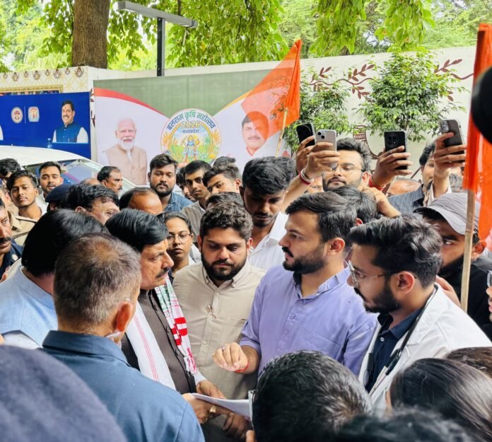 ABVP demands stipend hike for MBBS and BDS interns in Madhya Pradesh, August 2026.