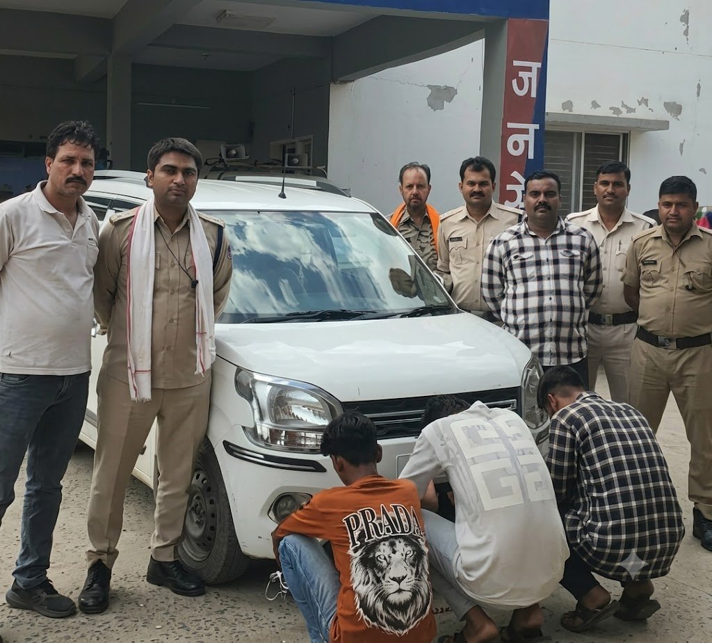 Law students in Bhind ran a clever vehicle theft scam using fake papers and hidden GPS trackers.