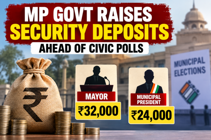 MP govt raises security deposits ahead of civic polls