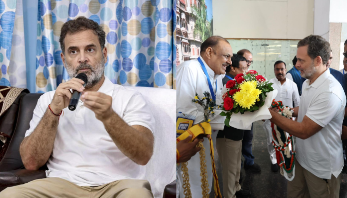Rahul Gandhi reaches Indore, to interact with students