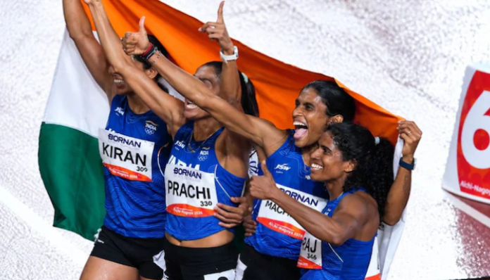 India Wins 4x400m Relay Gold