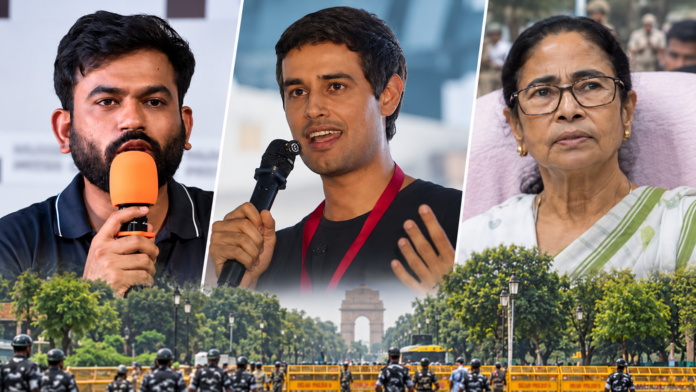 Dhruv Rathee, Opposition Leaders Detained Ahead of Delhi Protest