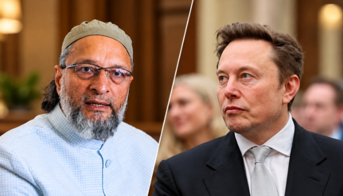 Owaisi Criticises Elon Musk Over Remarks on India